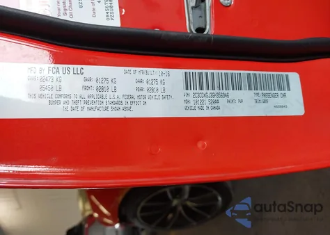 2016 Dodge Charger R/T Scat Pack z USA, uszkodzony, nr VIN 2C3CDXGJ3GH356946